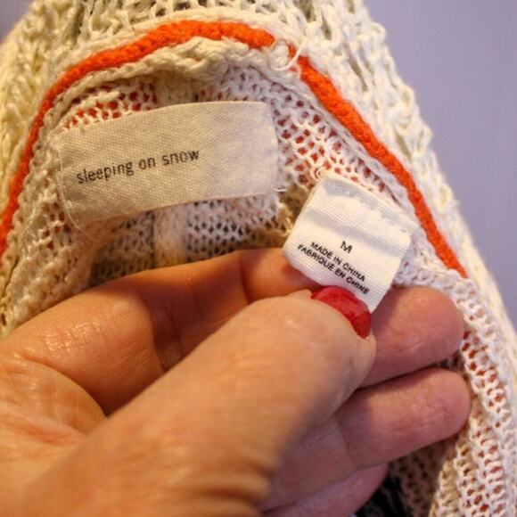 Sleeping On Snow Risen Sun Crochet Dress Anthropologie Boho Hippie M - Picture 4 of 5